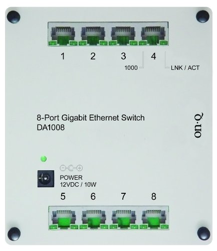 On-Q / Legrand DA1008 8-Port Gigabit Switch