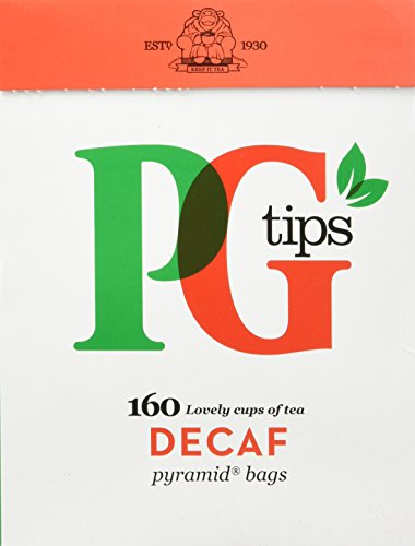 PG tips Decaf 160s PyramidTeabags 4 x 500g (Total 640 Teabags)