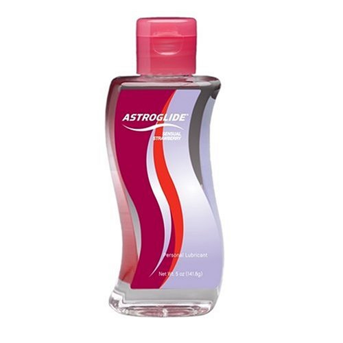 Astroglide Personal Lubricant, Sensual Strawberry, 5-Ounce Bottles (Pack of 2)