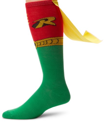 DC Comics Robin Juniors Knee High Cape Sock