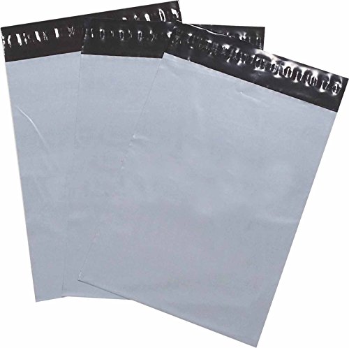 14.5x19 Inch White Poly Mailers Shipping Mailing Envelopes Bags 2 Mil Thick,200 Pcs