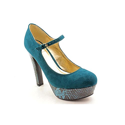G By Guess Varika 2 Womens Size 8 Green Platforms Heels Shoes