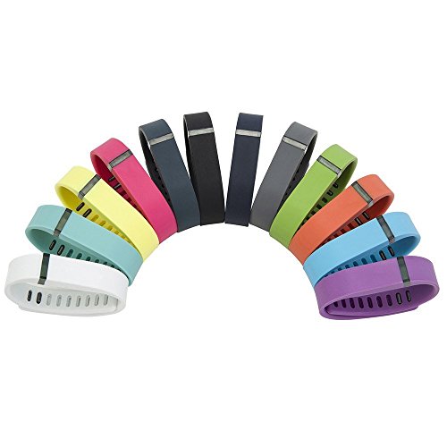 SnowCinda Replacement Bands with Clasps for Fitbit Flex Only /No Tracker