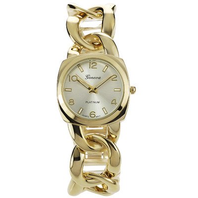 Women's Jewelry Link Watch Color: Silver/Gold