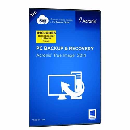 Acronis TI-17-BB-RS-W-EN True Image 2014 With Disk Director 11 Home