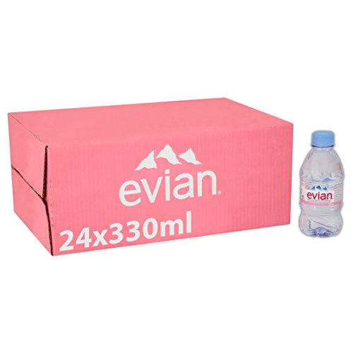 Evian Natural Spring Water 330 ml (Pack of 24)