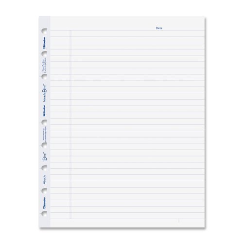 Blueline MiracleBind Notebook Refill Sheets 50 Sheets 9.25x7.25-Inch (AFR9050R)