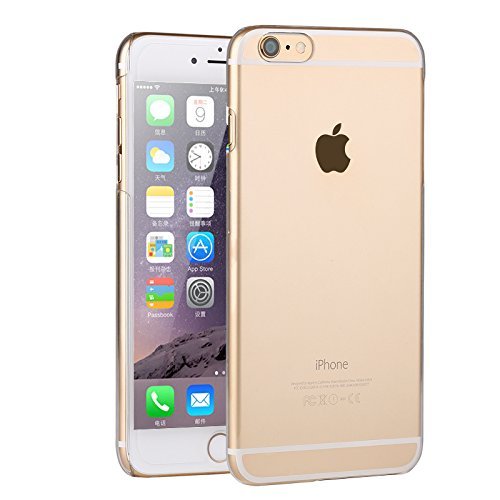 Clear iPhone 6 Plus, 6s Plus Case Durable Protective Thin Flexible Hard Case, Branding Free - BasicSimple