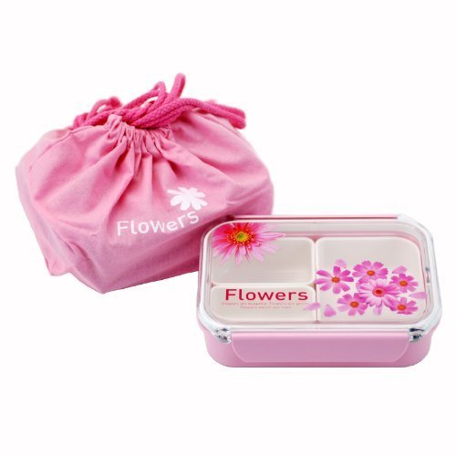 Takeya Bento Lunch Box with a Pink Bag, 500ml