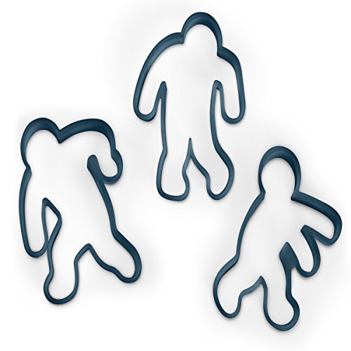Fred & Friends UNDEAD FRED Zombie Cookie Cutters, Set of 3