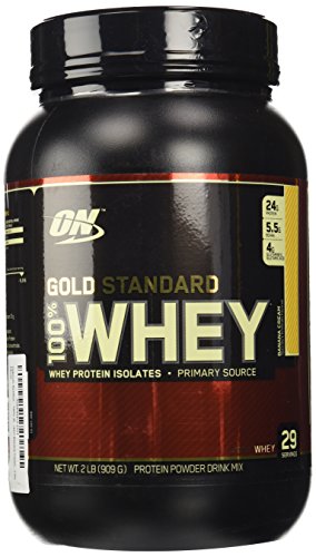 Optimum Nutrition - 100% Whey Gold Standard Protein Banana Cream - 2 lbs.