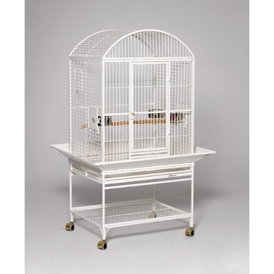 MidWest Homes for Pets Chiquita Bird Cage, Pearl White Dometop