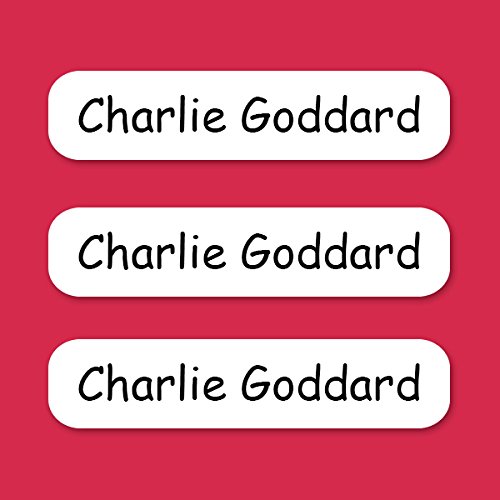 20 Personalised Iron On Name Labels Stickers