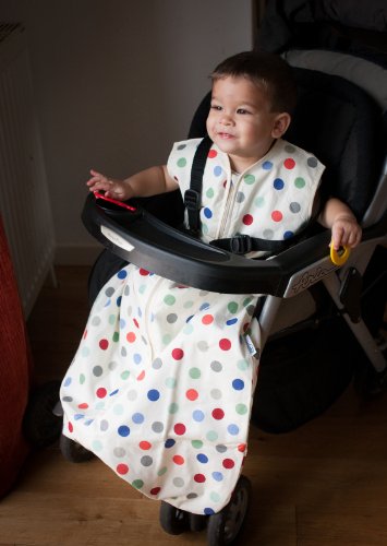 Travel Baby Sleeping Bag approx. 2.5 Tog - Bubble Dot - various sizes