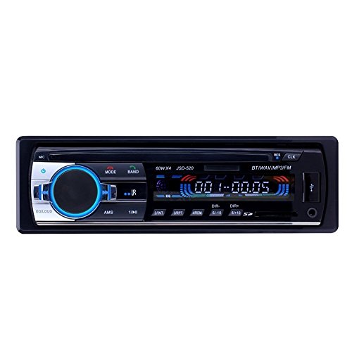 GHB Bluetooth Car Stereo 1 DIN In Dash 12V FM Receiver