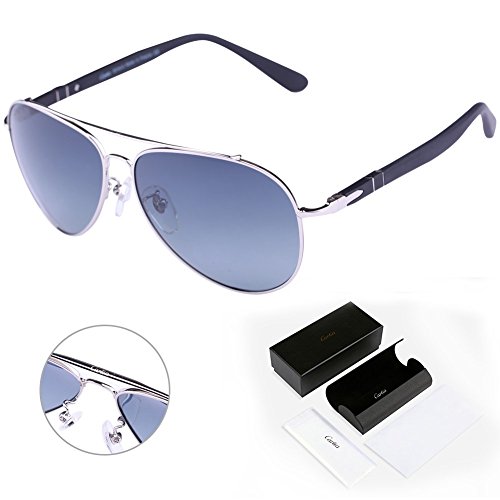 Carfia Cool Sunglasses for Men & Women Polarized UV400 Protection Driving Retro Fashion Eyewear CA5352 Size: One Size