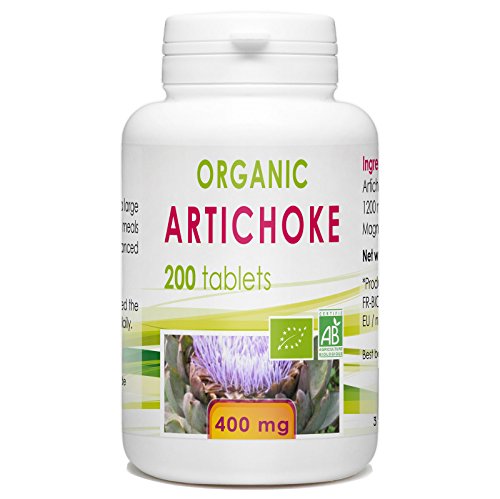 Artichoke 200 organic tablets 400 mg