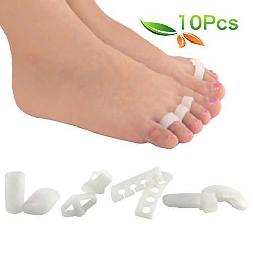 HLYOON H09 Toe Separators Kit -Toe Stretcher for Hammer Toe, Bunion Relief, Hallux Valgus,Toe Spacers, Toe Caps