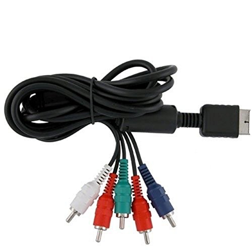 niceEshop(TM) High Resolution Analog AV Componnt Cable for PS2 PS3 (1.8M)