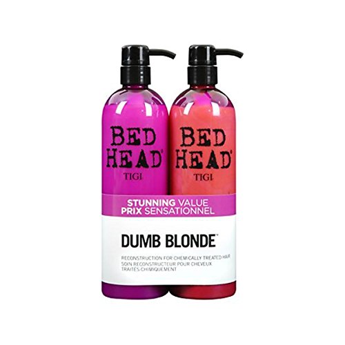 Colour Combat - The Dumb Blonde System by TIGI Bed Head Hair Care Tween Set Shampoo 750ml and Conditioner 750ml (packaging may vary)