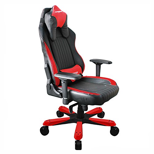 DX Racer MN98/NR Black Red Racing Bucket Seat Office Chair Gaming Chair Ergonomic Computer Chair eSports Desk Chair Executive Chair Furniture with Free Cushions