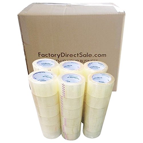 36 Rolls - 2 X 55 Yards HEavy Duty 2.1 Mil Think - Box Carton Sealing Packing Packaging Tape