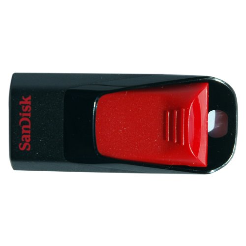 SanDisk Cruzer Edge 4GB USB 2.0 Flash Drive, Black- SDCZ51-004G-B35