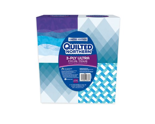 Quilted Northern Ultra Facial Tissue 65 tissue Cube, 4 Count