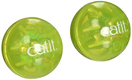 Catit Senses 2.0 Motion-Activated Illuminated Circuit Balls (Set of 2)