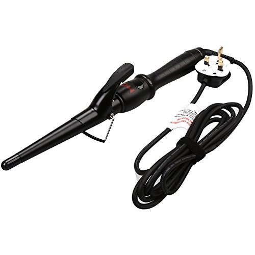 MHD Hair Curler Ceramic Curling Wand Silk Curling Tong 19-25MM Hair Styler Tong Auto Shut off 2.65M Cable UK Plug