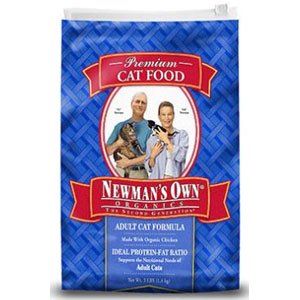 Newman's Own Organics Adult Formula Dry Cat Food, 4.75-lb bag