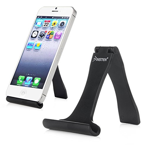Insten Black Cell Phone Mini Stand Holder Cradle Compatible with Samsung Galaxy S6/ Galaxy S6 Edge Apple iPhone 6 Plus (5.5) the New Apple iPhone 5
