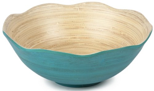 Core Bamboo Flower Bowl in Teal