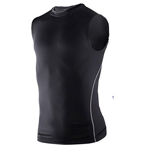 New Men's Sleeveless Compression Under Base Layer Gear Wear Shirt Tights Vest
