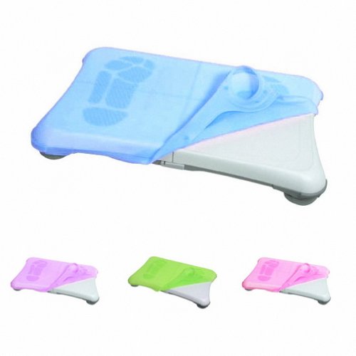 BLUE Anti Skid Flexible Soft Silicone Skin Protector Cover for Nintendo Wii Fit Balance Board (Many Colors Available)
