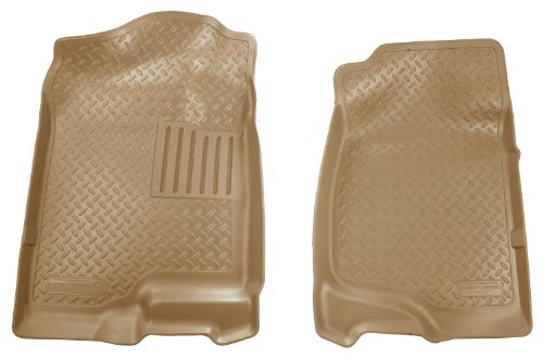 Husky Liners Classic Style Custom Fit Molded Front Floor Liner for Select Chevrolet/Cadillac/GMC Models (Tan)