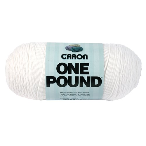 Spinrite Caron Fabric Yarn, 1-Pound, White