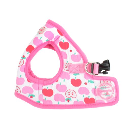 Authentic Puppia Sweet and Sour Vest Harness B, Pink, Small