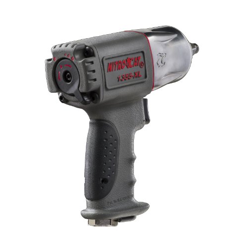 NITROCAT 1355-XL 3/8-Inch Composite Air Impact Wrench with Twin Clutch Mechanism