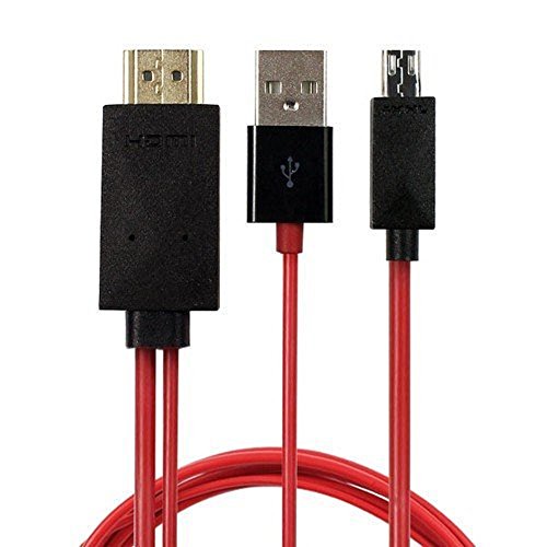 Stoga 6Ft 1080P Micro USB to HDMI Cable adapter MHL Samsung Galaxy S3 S4 Note2 I9300 I9500 N7100 To 1080P HDTV Connection
