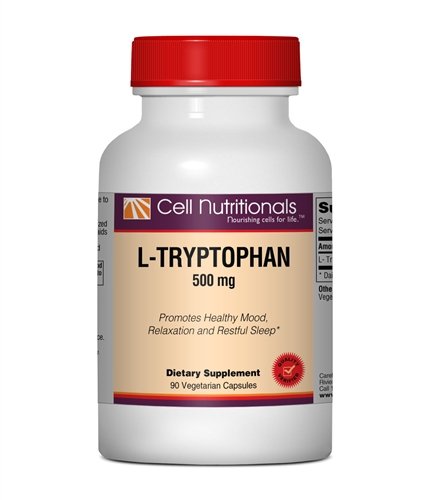 L-Tryptophan - 500 mg, 90 Vegetarian Capsules
