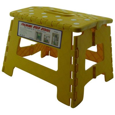 Folding Step Stool Color: Yellow