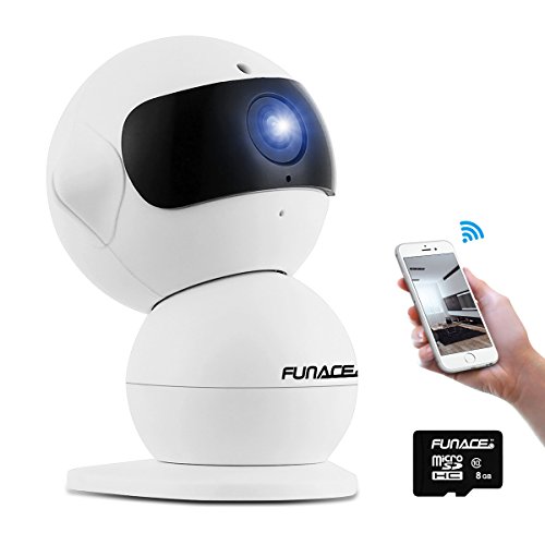 FunAce Robot WiFi Dual HD Optic Camera with 8 GB MicroSD Card