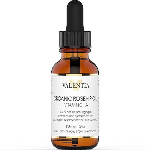 Organic Rosehip Oil - 100% Natural Anti-Aging Facial Treatment- Vitamin C + A - Healing Skin Oil Used For Generations