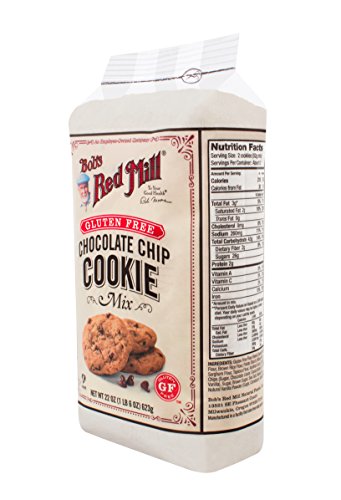 Bob's Red Mill Gluten Free Chocolate Chip Cookie Mix, 22-Ounce (Pack of 4)