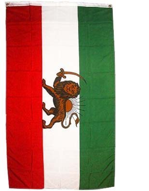 Iran (old) Flag Polyester 3 ft. x 5 ft.