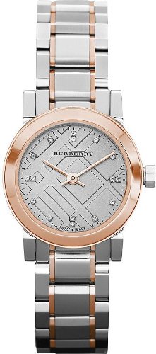 Burberry Heritage Grey Dial Two-tone Stainless Steel Ladies Watch BU9214