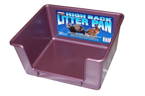 Marshall High Back Ferret Litter Pan(Colors May Vary)