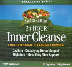 Garden Greens, 24 Hour Inner Cleanse, 1 Kit