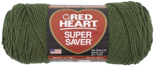 Red Heart E300.0406 Super Saver Economy Yarn, Medium Thyme